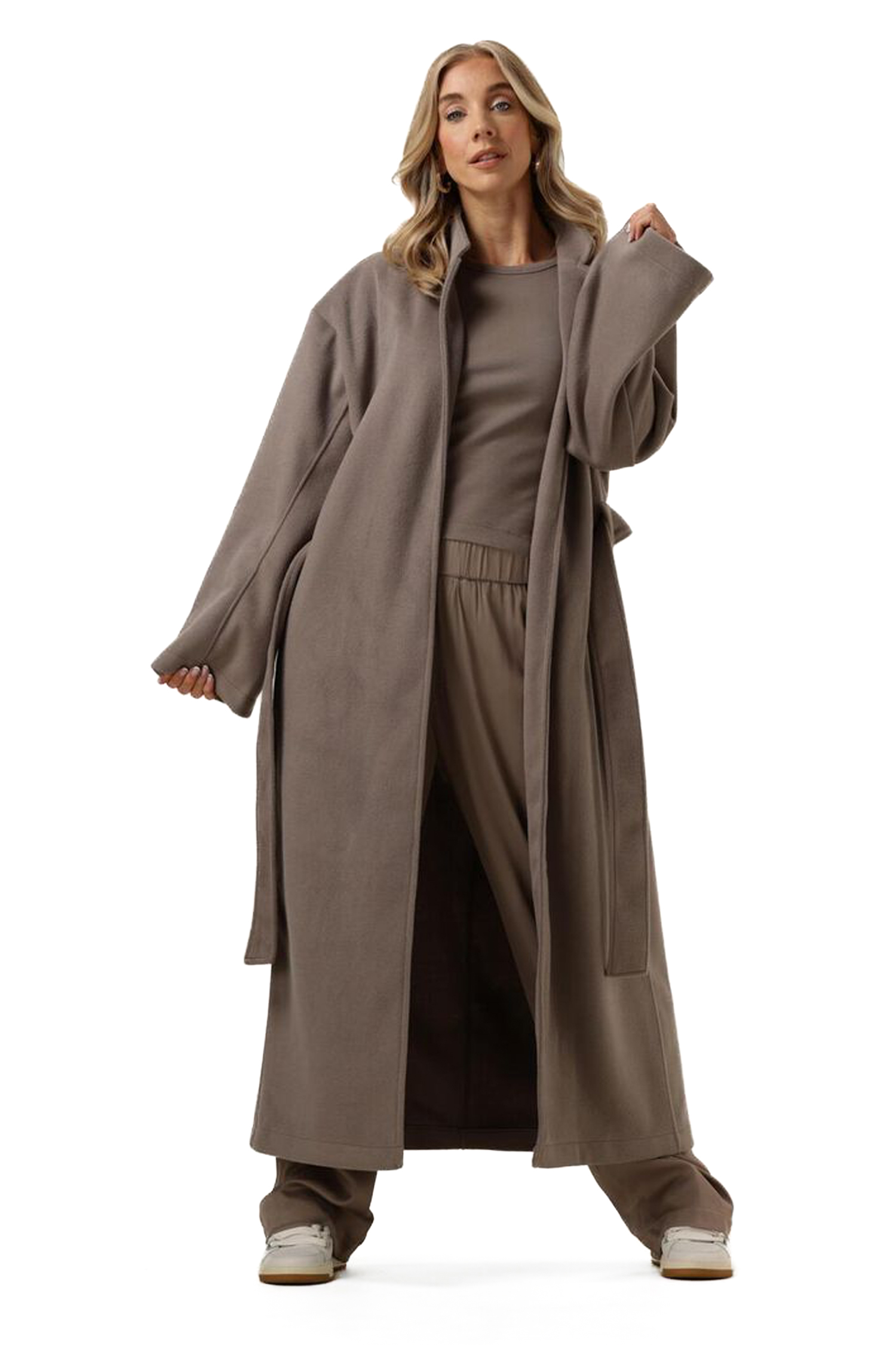 Fleur Coat Taupe