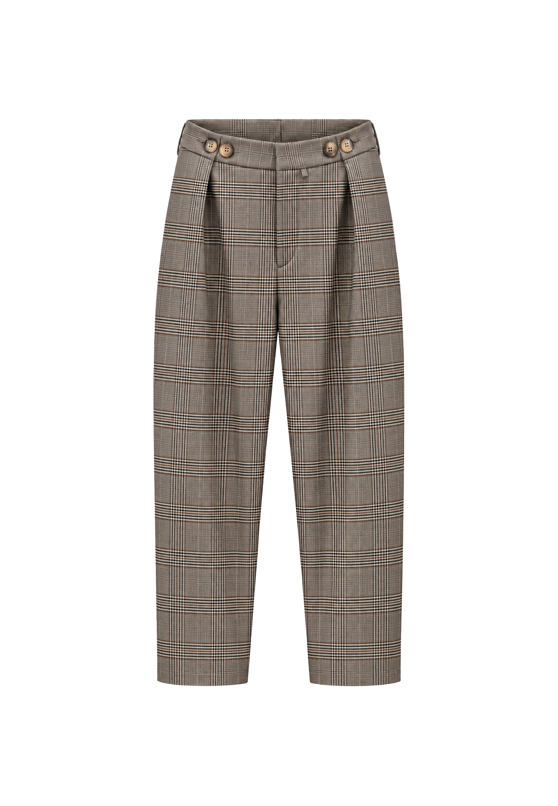 Noe Pant Brown Check