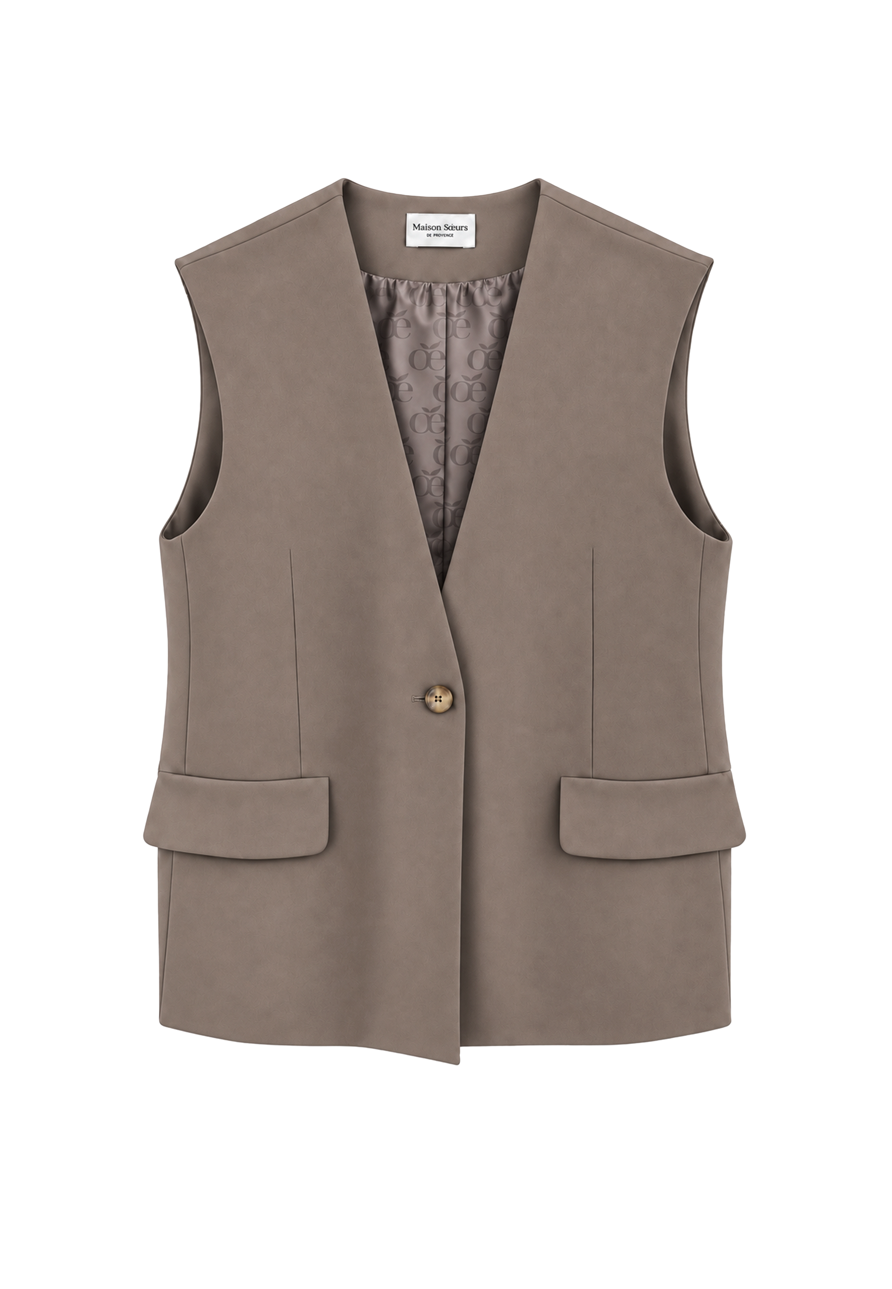 Nora Gilet Taupe